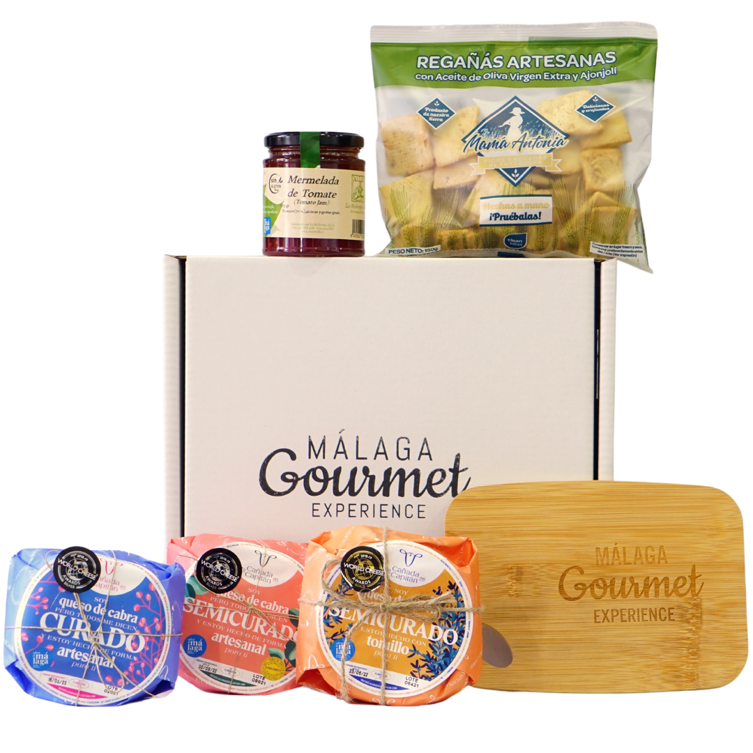 pack quesos de cabra Málaga Say Cheese Málaga Gourmet Experience